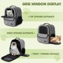 NEW SALE | Cat Carrier Backpack, Breathable Pet Carrier With Multi-entrance, Front Pack for Kitten Image 4