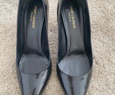 YSL heels in Red and Black. UK 7. Perfect conditions.