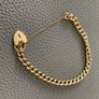 Stunning 9ct gold vintage heavy charm bracelet Image 4