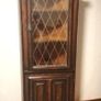 Unique Reproduction Mahogany Triangle Corner Unit Image 2
