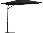 Outdoor Parasol with Steel Pole 300 cm Black