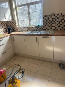 Cream High Gloss Kitchen