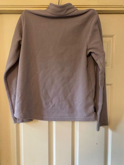 jumper fleece girl purple decathlon