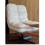 Savona Tricolour Collection  Luxury Swivel Chair With Ottoman Image 8