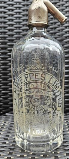 Schweppes Limited Glass Soda Siphon.