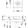 Duravit Bacino Square Wash Bowl Image 3