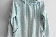 Pre Owned Dunnes Stores Mint Green Space-Dye Zip-Up Hoodie Jacket