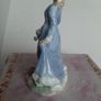 New vintage ornament blue/white girl Image 5