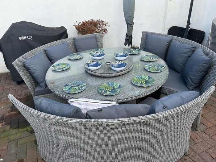 Outdoor Dining Set Plus Bar