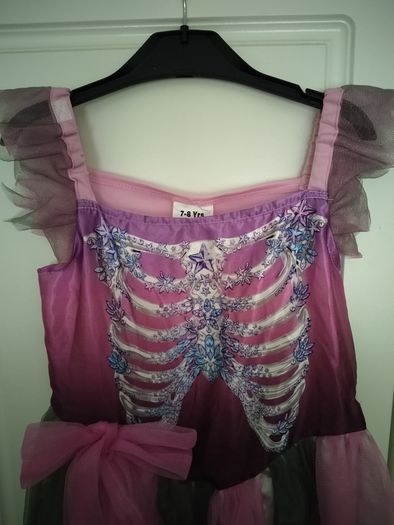 Girls Zombie Prom Queen Costume Aged 7-8