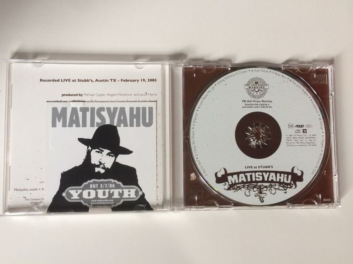 Matisyahu [2005] Live At Stubb's (CD Album)