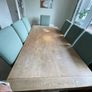 dining table and 8 leather chairs Image 3