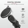 Mantis Streaming PC Gaming Microphone, USB Connected, Including Shock Mount, Pop Filter and Tripod Stand, Black Image 8