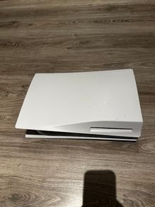 Original PlayStation 5 console disc version not slim with a black controller