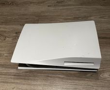 Original PlayStation 5 console disc version not slim with a black controller