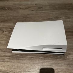 Original PlayStation 5 console disc version not slim with a black controller