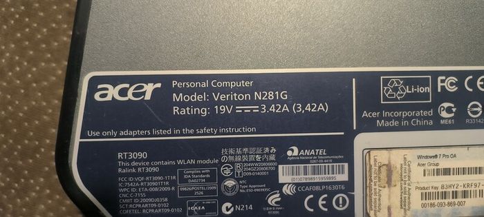 acer desktop pc