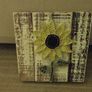 Handmade sunflower sting art Image 2