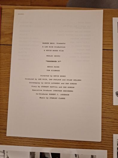 Passanger 57 Movie Press Kit