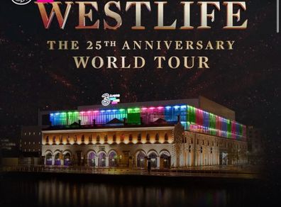 1 standing ticket to westlife in 3arena Thursday 24th September