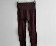 Pre Owned High Waist Textured Leggings