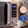 Digital Microwave 23 Litre 900W Stainless Steel with 8 Auto Cook Menus & Defrost Function, 5 Power Levels, Integrated Timer, Mirror Door & Easy Clean Image 6