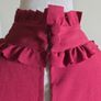 zara deep red blouse uk 10 Image 5