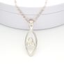 925 Vintage Sterling Silver Celtic Knot Necklace Image 6