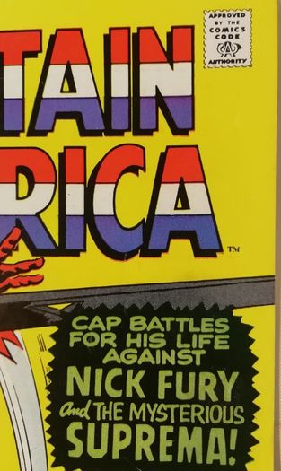 Captain America Vol 1 #123 1st Suprema Appearance Bronze Age (1970)
