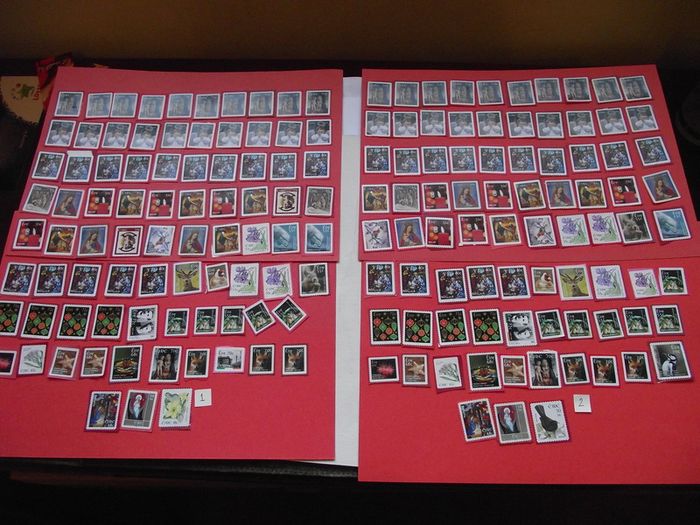 A Collection of Irish Stamps. Unfranked. 55 euros in face value