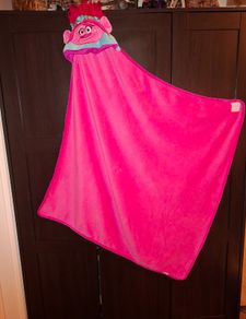 Very cute Trolls hooded blanket