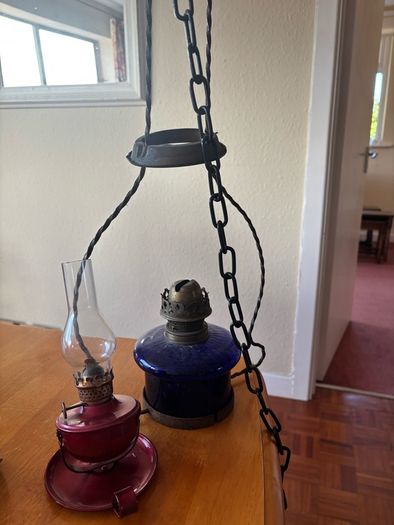 Antique oil lamp