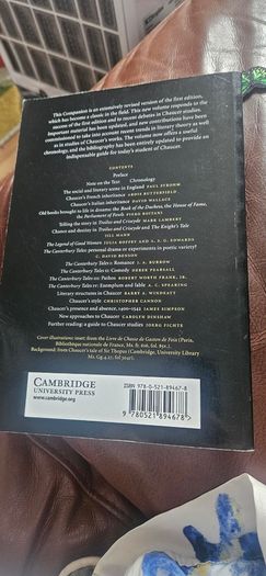 The Cambridge Companion to Chaucer, 2nd Edition, Excellent Condition