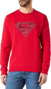 Replay Men's M6122 Sweatshirt, Superman Tribute Collection, 919 RED, S