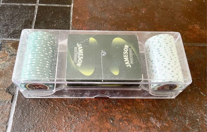 Jameson Whiskey Set - Poker Chips/Playing Cards