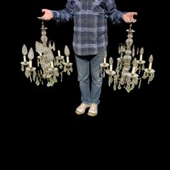 Vintage Chandeliers - Pair