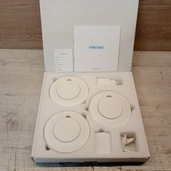 Meross Mesh 3 Pack Smoke Alarm Kit with Hub