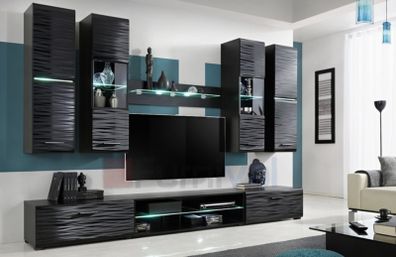 Living Room TV Unit Modern TV furniture Sets Modern Living Room Wall Unit Blade Wall Unit