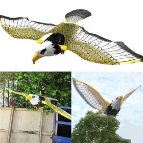 Hanging Eagle Bird Deterrent, Flying Owl Repellent Scarer Emulation Flying Hawk Bird Garden Scarecrow Yard Outdoor Pest Control