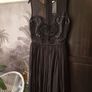 Warehouse Embellished black dress, size 8, NEW Image 3