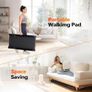 Treadmills Foldable with 10% Incline 1-12KM/H Under Desk Walking Pad with LED Display Remote Control APP Portable Running Machine for Home/Office Jogging Image 4