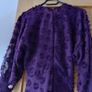 Zara boho swiss dot midi wine burgundy dress S 8/10 Image 5
