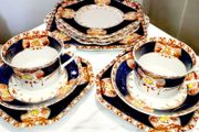 Pair of beautiful teaset with extras