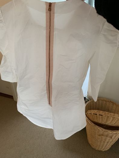 Designer 'Carven' cotton blouse