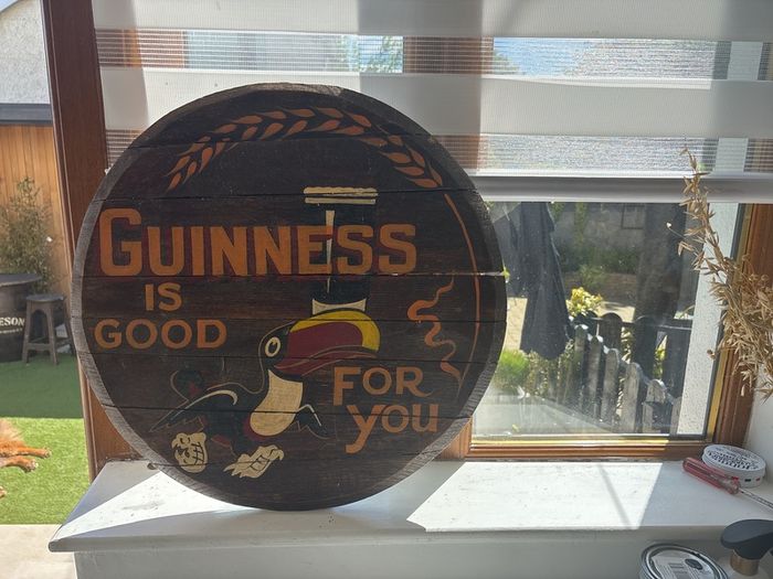 Guinness wooden sign