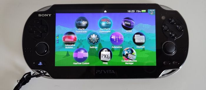 Psvita 1004 Oled Modded Henkaku 128gb Original Charger Excellent
