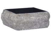 Sink Black 30x30x13 cm Marble