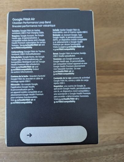 Brand New Google Fitbit Air Fitness Tracker Sealed Box For Sale in ...