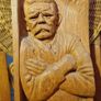 Sculptures, portraits made of wood. Image 9