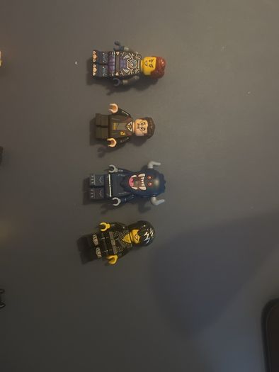 Lego and playmobile figures